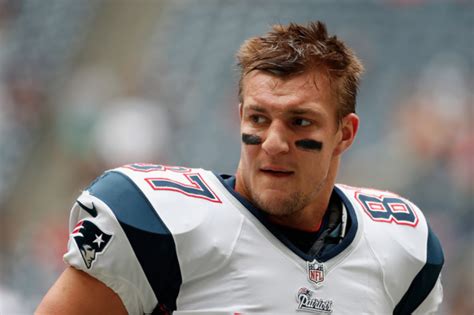 gronk naked|OMG, hes naked: Rob Gronkowski flashes reporters in changeroom